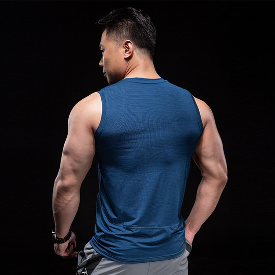 霸道肌肉运动背心健身衣服男速干宽松无袖坎肩夏季薄款休闲训练