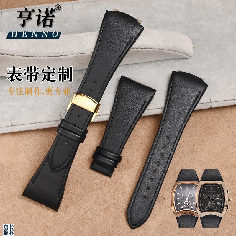 原厂适用玛莎拉蒂手表带男士凸口真皮Calandra系列R8851105007三 - 图0