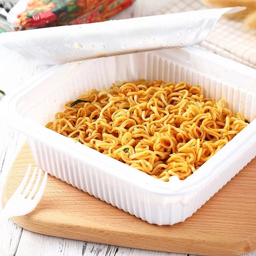 公仔面炒面王海鲜味拌面干拌面炒面方便面泡面牛肉味速食面盒装面 - 图1