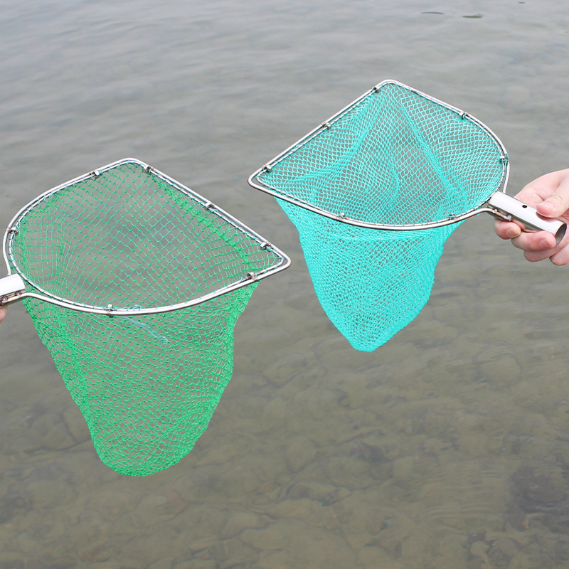 平头方形螺丝小网不锈钢实心抄网头带内圈养殖捞鱼加深大物抄网兜,淘宝优惠券,粉丝福利购,淘宝优惠卷