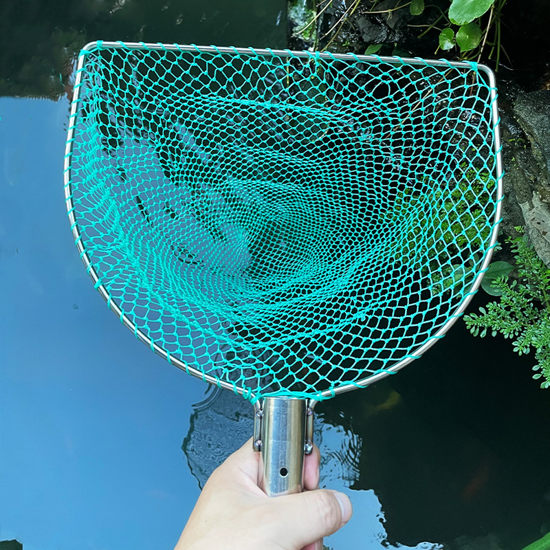平头方形螺丝小网不锈钢实心抄网头带内圈养殖捞鱼加深大物抄网兜,淘宝优惠券,粉丝福利购,淘宝优惠卷