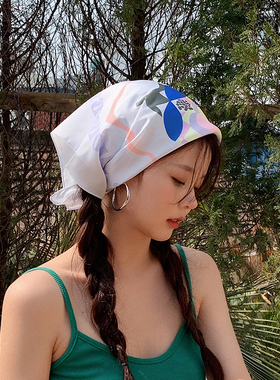 发带小丝巾夏头巾女包头腰带收腰装饰百搭春秋小方巾搭配衬衫围巾