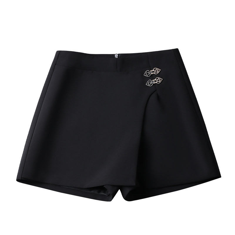 黑色西装裙裤秋冬新款2021韩版短裤 佐帕莎休闲裤