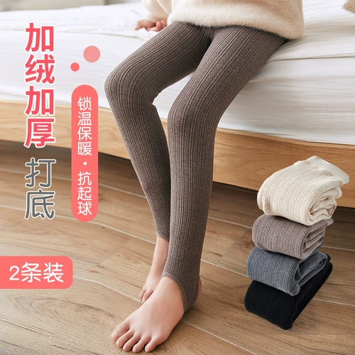 Утепленные детские колготки, бархатные удерживающие тепло леггинсы