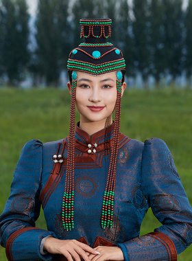 蒙古族头饰女款民族风发饰