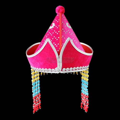 Детская монгольская шляпа девочка девочка для вышивки вышива