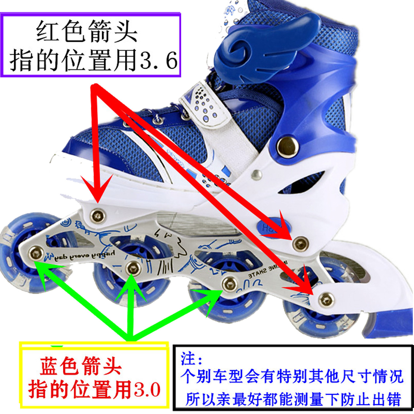 儿童溜冰鞋配件穿钉螺丝宝宝玩具滑板车配件轮滑直排轮子轴承边塞,淘宝优惠券,粉丝福利购,淘宝优惠卷