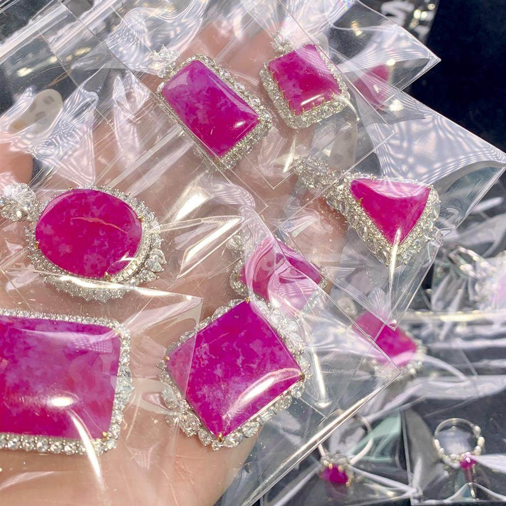 舒俱来吊坠戒指18k老料玉化冰桃红樱花凝胶果冻紫 苏纪石吊坠,淘宝优惠券,粉丝福利购,淘宝优惠卷