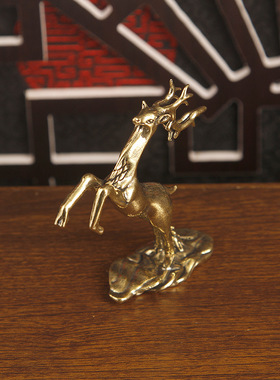 黄铜一路青云吉祥摆件