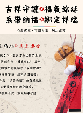 百无禁忌平安发财背包挂件汽车饰