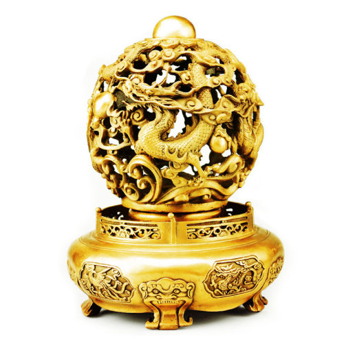 慈风阁可洒净黄铜九转乾坤鼎家居吉祥摆件时来好运鼎针对流年运势 - 图3