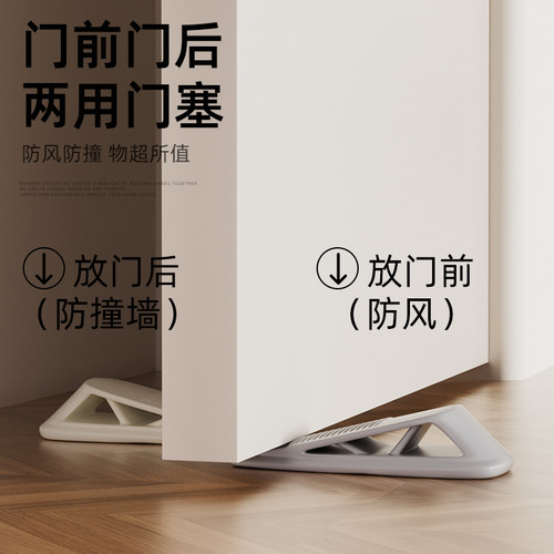 硅胶防风门塞门挡门顶阻门器大号门卡固定器防撞门缝卡紧门楔子 - 图2