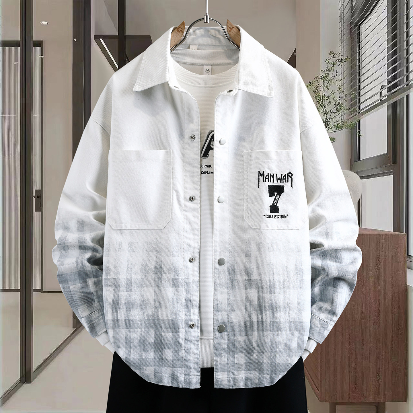 春季13青少年长袖衬衣12岁男孩初中学生14潮流大童16牛仔夹克外套,淘宝优惠券,粉丝福利购,淘宝优惠卷