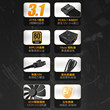 振华ZILLION 卓凌 II 650W电源台式机主机电脑静音750w金牌全模组