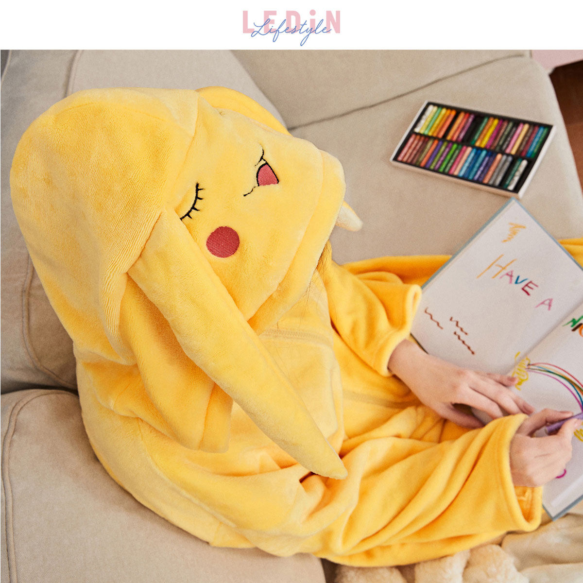 乐町连体法兰绒恐龙情侣家居可睡衣 乐町内衣睡衣/家居服套装