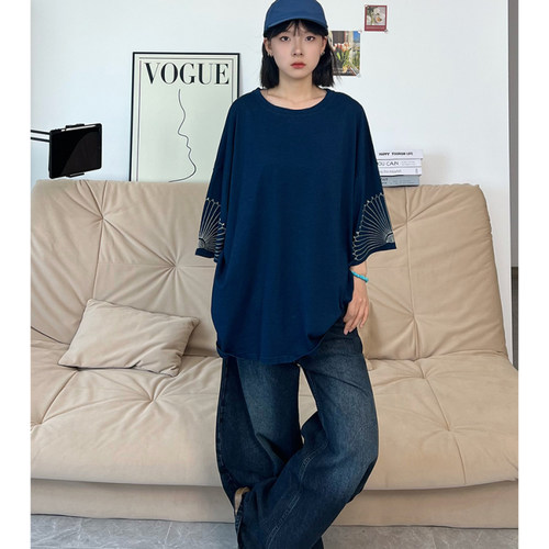 20SS KAPITAL 平田和宏 天竺棉刺绣花纹 男女同款五分袖T恤短袖 - 图3