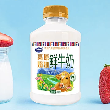 【拍二88vip59.1】高原娟姗鲜牛奶500ml*8瓶[22元优惠券]-寻折猪
