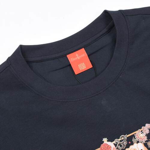 BIEM.L.FDLKK/比音勒芬专柜正品男士夏季新款故宫系列圆领短袖T恤 - 图2