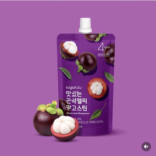 卡路里个位数！韩国进口sugarlolo猕猴桃魔芋代餐吸吸果冻水果味 - 图2