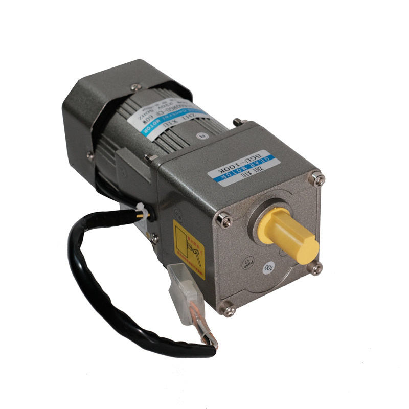 小型交流低速可调速电机40w60w变速齿轮减速电机单相220v三相380v