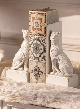 创意豹纹动物树脂摆件