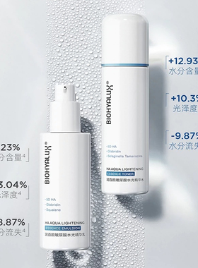润百颜玻尿酸水光精华水乳套装