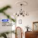 French retro black chandelier living room lamp vintage