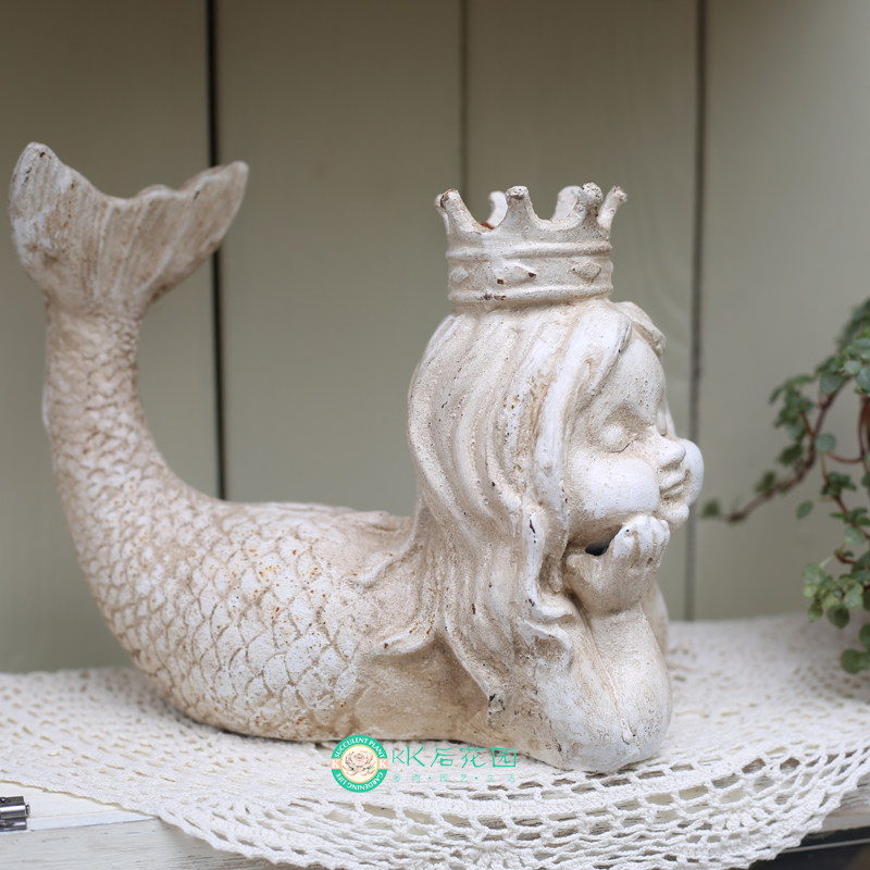 铸铁美人鱼做旧摆件,淘宝优惠券,粉丝福利购,淘宝优惠卷