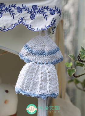 手工钩针鞋子帽子连衣裙衣服手提包棉线挂饰微缩挂件香草奶奶同款