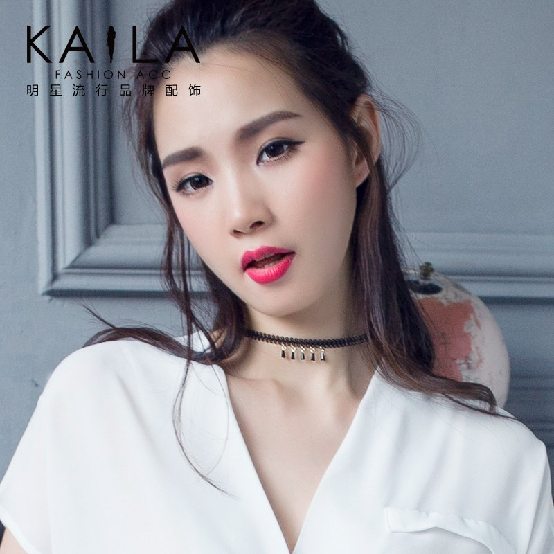 kaila安娜苏女韩国气质森女项圈 kaila项链