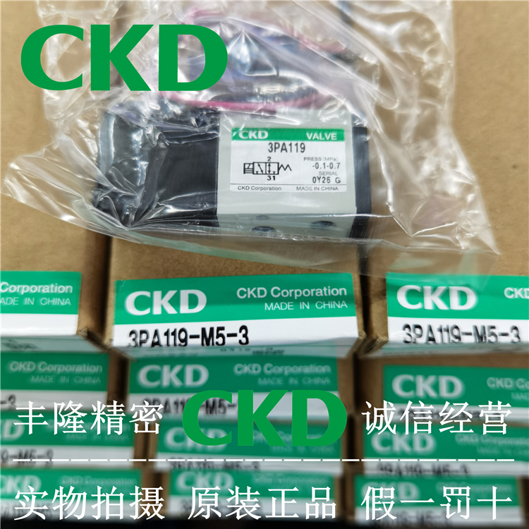 CKD电磁阀 3PB 3PA110 4JA 3PA119-M5 3PA210 3PA219-06-E2-P-3 - 图2