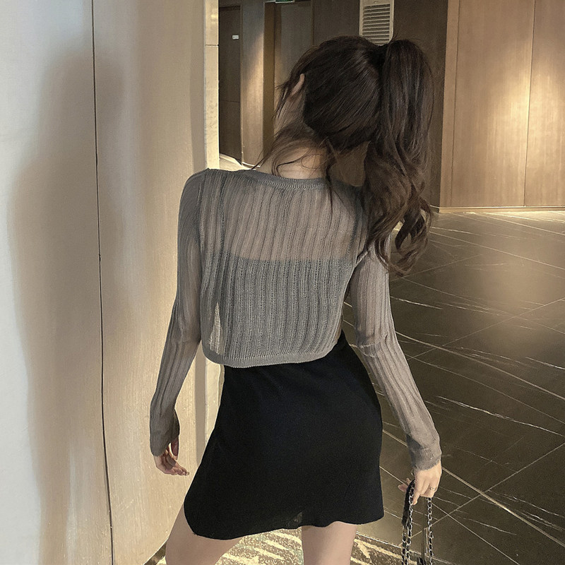 秋夏装新款洋气时尚小女长袖装黑裙 芯蒂好时尚套装