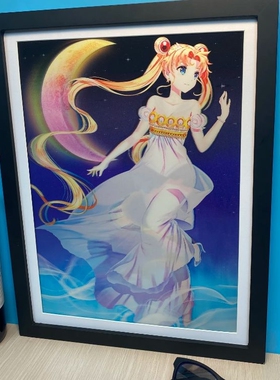 美少女战士装饰画立体效果房间