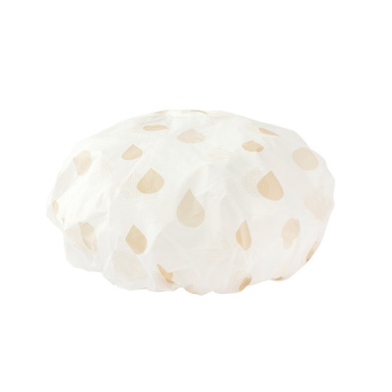 Cute style Korean household oil fume shower cap for women waterproof