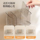 Toothbrush storage rack wall mounted bathroom wall