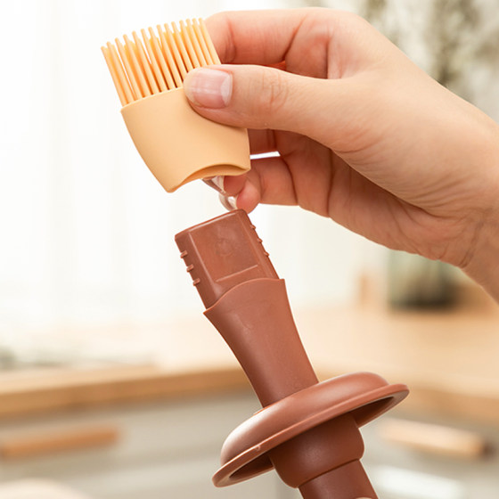 Oil brush household high temperature resistant silicone oil brush
