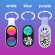 Amazon's hot-selling professional version of the finger decompression and decompression toy decompression artifact magnet ejection keychain black design
