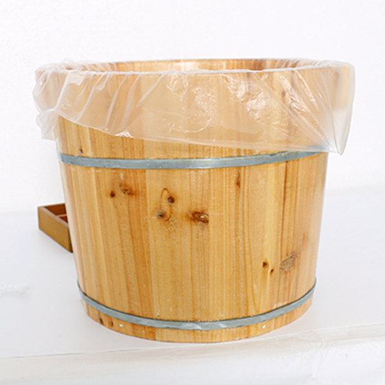 Disposable foot bath bag pedicure foot basin wooden bucket bag foot bath bag plastic bag foot bath bucket film 240 pieces