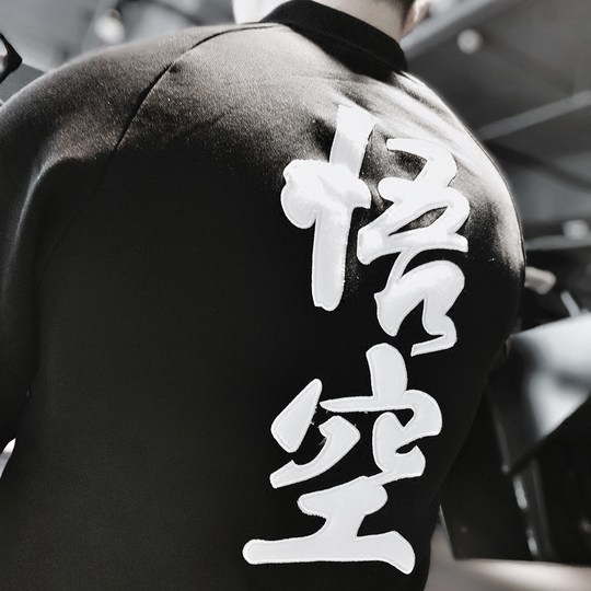 <Один предмет также находится на распродаже> Осенне-зимняя вышитая спортивная хлопковая толстовка Wukong для фитнеса, бейсбольная куртка, повседневная куртка