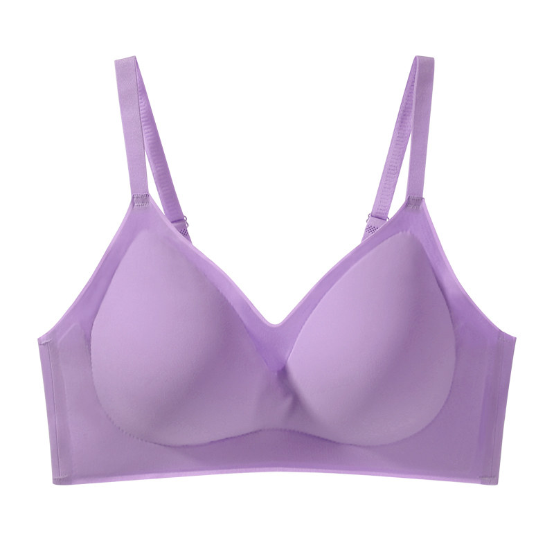 无痕乳胶女无钢圈抹胸收副乳文胸罩 俞兆林优格文胸