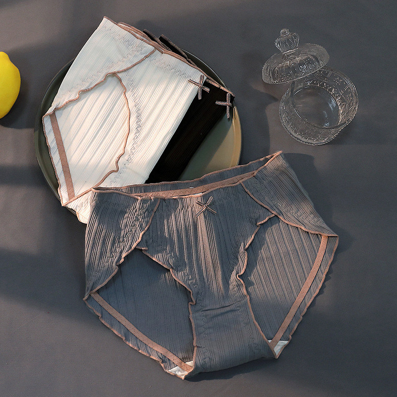 俞兆林女士抗菌中腰无痕短裤头内裤 俞兆林优格女三角裤