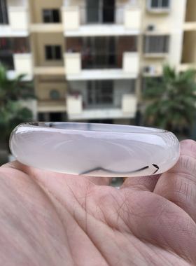 佳石琦缘天然水墨象形玛瑙手镯中宽加厚原石玉髓水润光泽女礼91