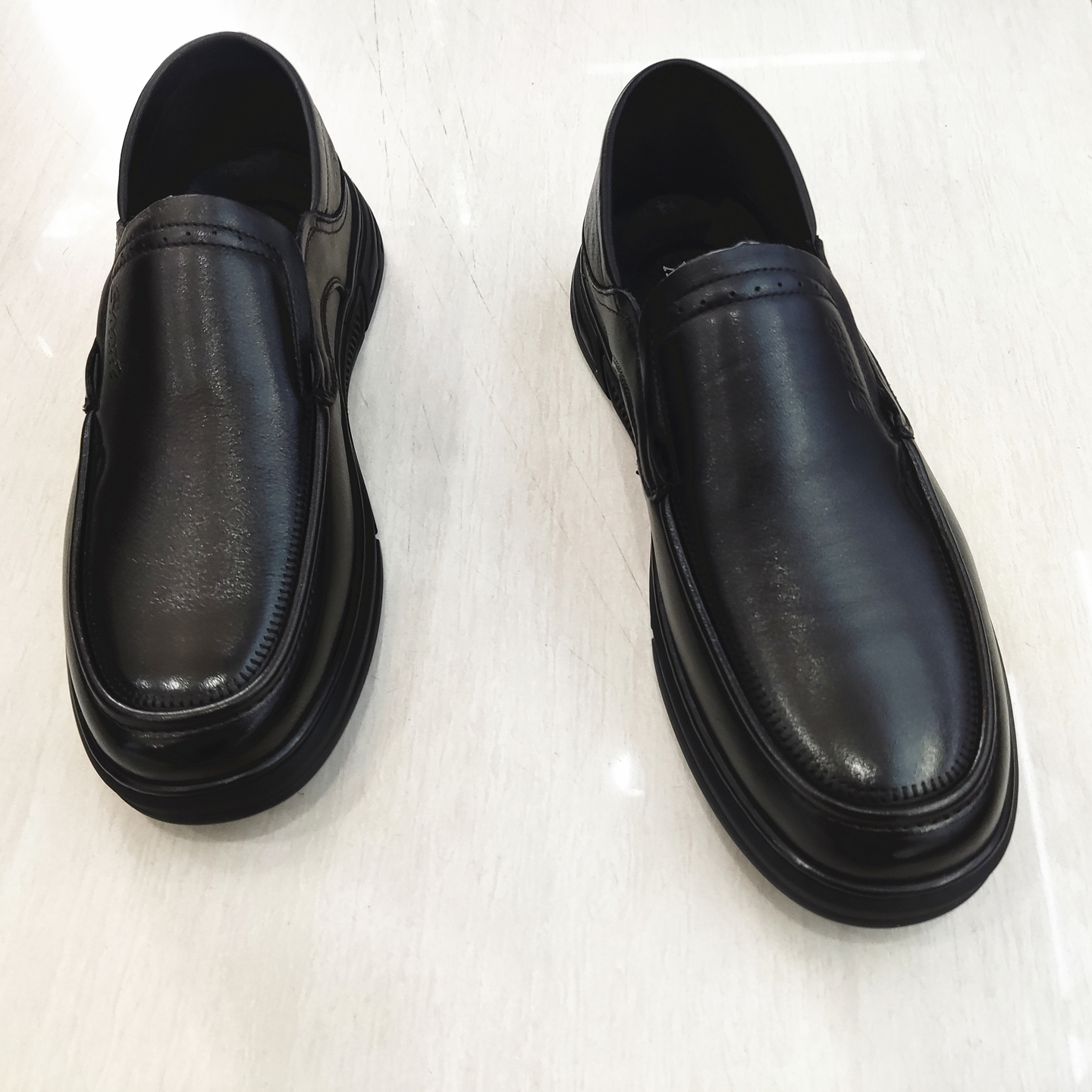 西瑞鸟商场真皮男鞋2025年秋季新款时尚轻便休闲鞋皮鞋男士爸爸鞋 - 图2