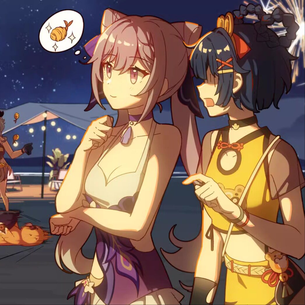 【现货】原神同人周边-「提瓦特夏日沙滩派对」-明信片套组