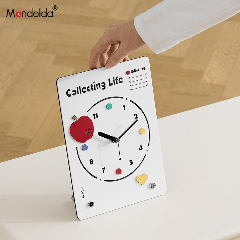 Mandelda家居客厅座钟装饰品入户玄关电视柜简约创意办公桌面摆件,淘宝优惠券,粉丝福利购,淘宝优惠卷