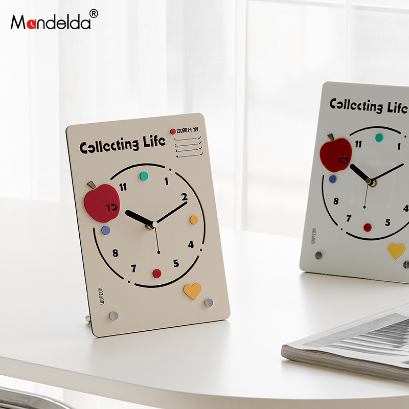 Mandelda家居客厅座钟装饰品入户玄关电视柜简约创意办公桌面摆件,淘宝优惠券,粉丝福利购,淘宝优惠卷