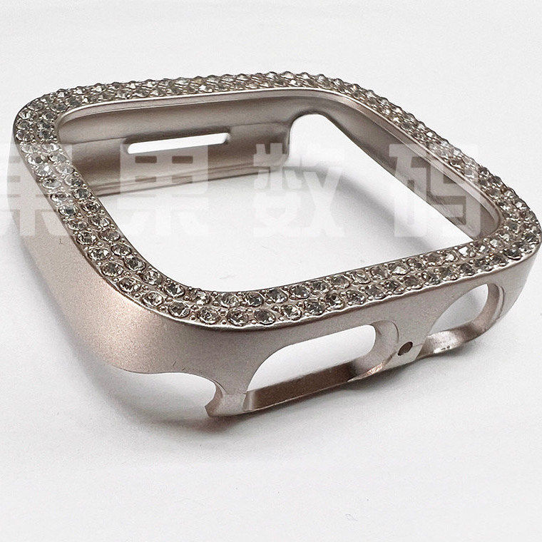适用ApplewatchS11苹果手表壳双排镶钻壳iwatchS10/9/8镂空保护套,淘宝优惠券,粉丝福利购,淘宝优惠卷
