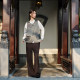 ຄວາມຊົມເຊີຍ Royal Brocade Silk Women's Quilted Embroidered Double-Bested Short Vest-Tianma HJ51055