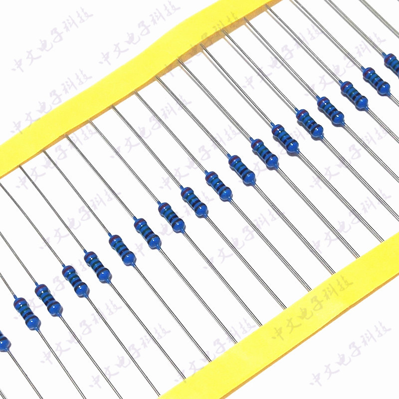 1/4W=0.25W 金属膜电阻 39.2R 392R 3.92K 39.2K 392K 欧姆 100只 - 图0