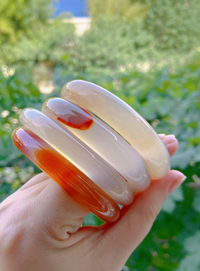 玛瑙复古女玛瑙一物一图手镯复古